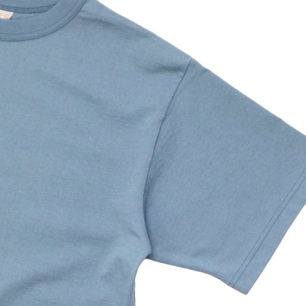 画像6: FilMelange（フィルメランジェ）ALDERSON（アルダーソン）"エアスピン天竺" / White（ホワイト）・Ash Blue（アッシュブルー） (6)