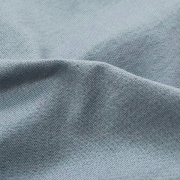 画像9: FilMelange（フィルメランジェ）ALDERSON（アルダーソン）"エアスピン天竺" / White（ホワイト）・Ash Blue（アッシュブルー） (9)