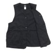 画像3: Post O'Alls（ポストオーバーオールズ）DEE Vest 2（ディー・ベスト 2）"Crinkle Nylon Taffeta" / Black（ブラック） (3)