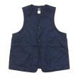 画像1: Post O'Alls（ポストオーバーオールズ）DEE Vest 2（ディー・ベスト 2）"Crinkle Nylon Taffeta" / Navy（ネイビー） (1)