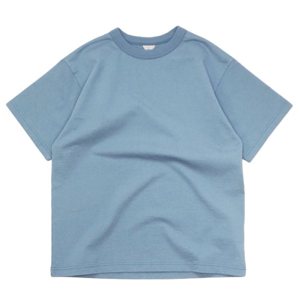 画像3: FilMelange（フィルメランジェ）ALDERSON（アルダーソン）"エアスピン天竺" / White（ホワイト）・Ash Blue（アッシュブルー） (3)