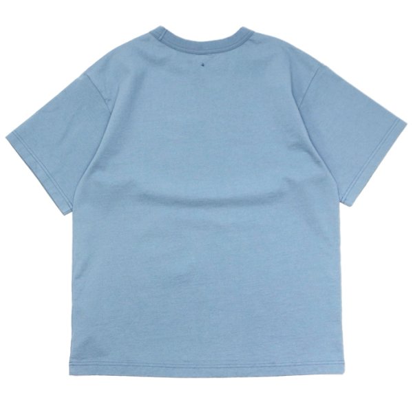 画像4: FilMelange（フィルメランジェ）ALDERSON（アルダーソン）"エアスピン天竺" / White（ホワイト）・Ash Blue（アッシュブルー） (4)