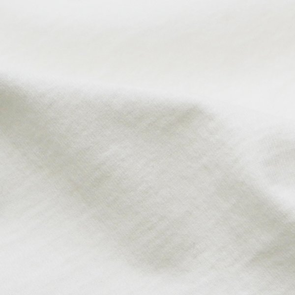 画像8: FilMelange（フィルメランジェ）ALDERSON（アルダーソン）"エアスピン天竺" / White（ホワイト）・Ash Blue（アッシュブルー） (8)