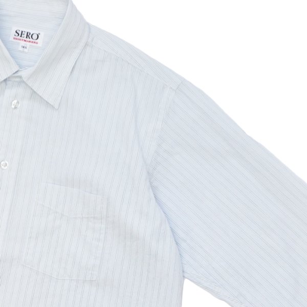 画像4: SERO（セロ）Regular Colar Shirt （レギュラーカラーシャツ）"CORD BOIL" / Blue（ブルー） (4)