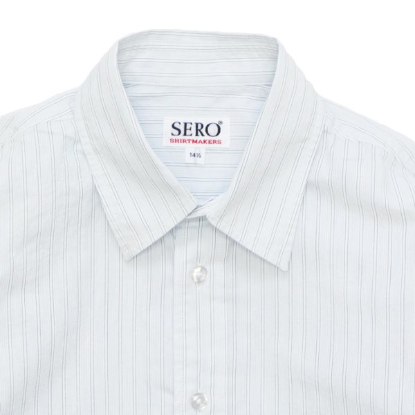 画像3: SERO（セロ）Regular Colar Shirt （レギュラーカラーシャツ）"CORD BOIL" / Blue（ブルー） (3)