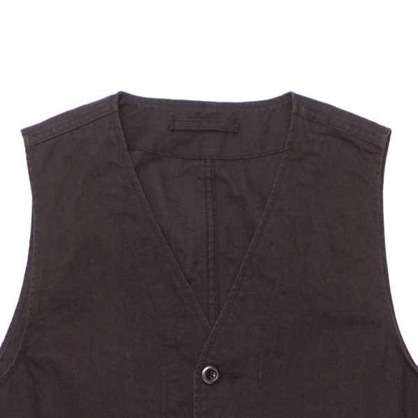 画像4: *A VONTADE（アボンタージ）Utility Vest（ユーティリティベスト）"Cotton Hemp Duck" / INK（インク） (4)
