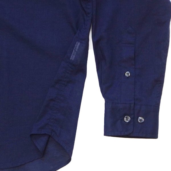 画像5: SERO（セロ）Regular Colar Shirt （レギュラーカラーシャツ）"COTTON LAWN" / Navy（ブルー） (5)