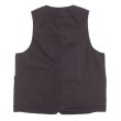 画像2: *A VONTADE（アボンタージ）Utility Vest（ユーティリティベスト）"Cotton Hemp Duck" / INK（インク） (2)