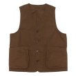 画像1: *A VONTADE（アボンタージ）Utility Vest（ユーティリティベスト）"Cotton Hemp Duck" / Brown（ブラウン） (1)