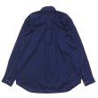 画像2: SERO（セロ）Regular Colar Shirt （レギュラーカラーシャツ）"COTTON LAWN" / Navy（ブルー） (2)