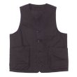画像1: *A VONTADE（アボンタージ）Utility Vest（ユーティリティベスト）"Cotton Hemp Duck" / INK（インク） (1)