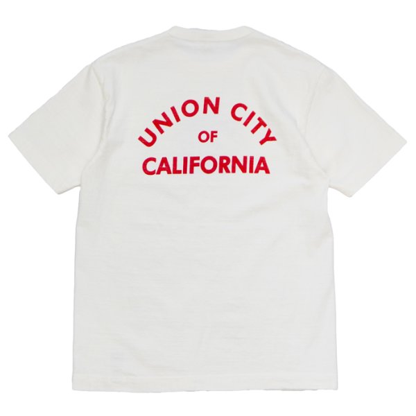 画像3: BARNS OUTFITTERS (バーンズアウトフィッターズ) "STANDARD" TSURI-AMI Crew Print T-Shirt (吊り編みクループリントTシャツ) / White（ホワイト）・Grey (グレー) (3)