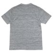 画像5: BARNS OUTFITTERS (バーンズアウトフィッターズ) "STANDARD" TSURI-AMI Crew Print T-Shirt (吊り編みクループリントTシャツ) / White（ホワイト）・Grey (グレー) (5)