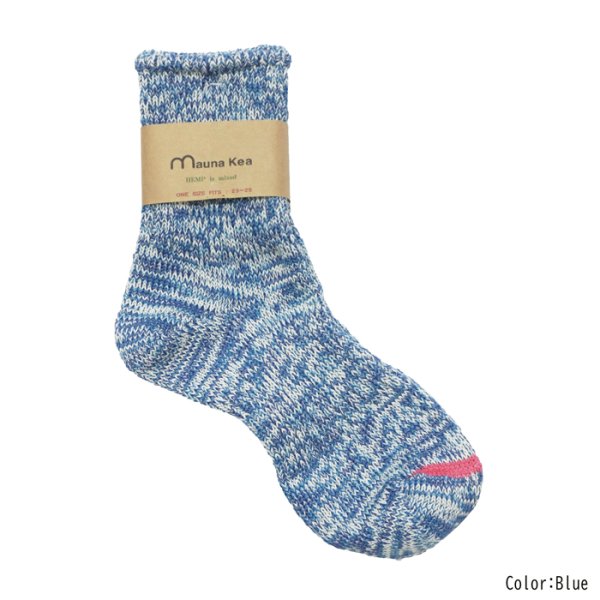 画像7: Mauna Kea（マウナケア）パステルリブオーガニックコットンソックス / 5Colors（全5色展開）※3足までメール便発送可 (7)