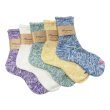 画像1: Mauna Kea（マウナケア）パステルリブオーガニックコットンソックス / 5Colors（全5色展開）※3足までメール便発送可 (1)