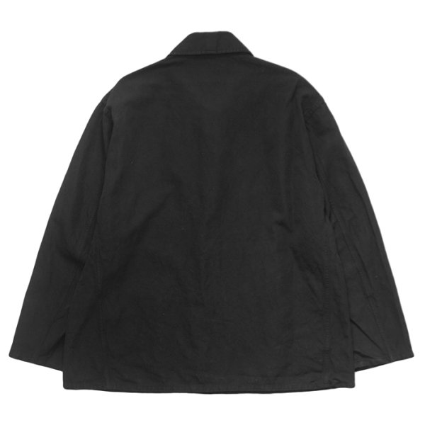 画像2: KAPTAIN SUNSHINE（キャプテンサンシャイン）Gaba.Work Shirt Jacket（ギャバワークシャツジャケット）/ Black（ブラック） (2)