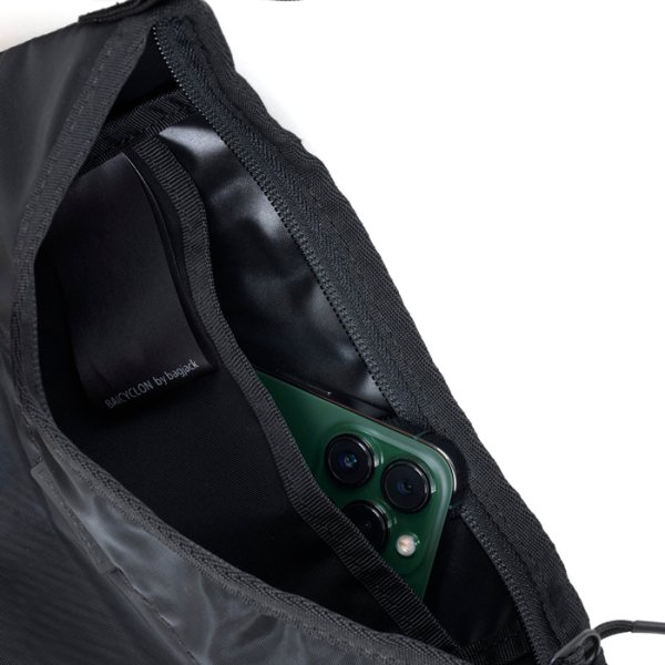 画像5: BAICYCLON by bagjack（バイシクロンバイバックジャック）Mini Shoulder Bag （ミニショルダーバック）"Mesh Combi" / Black（ブラック） (5)