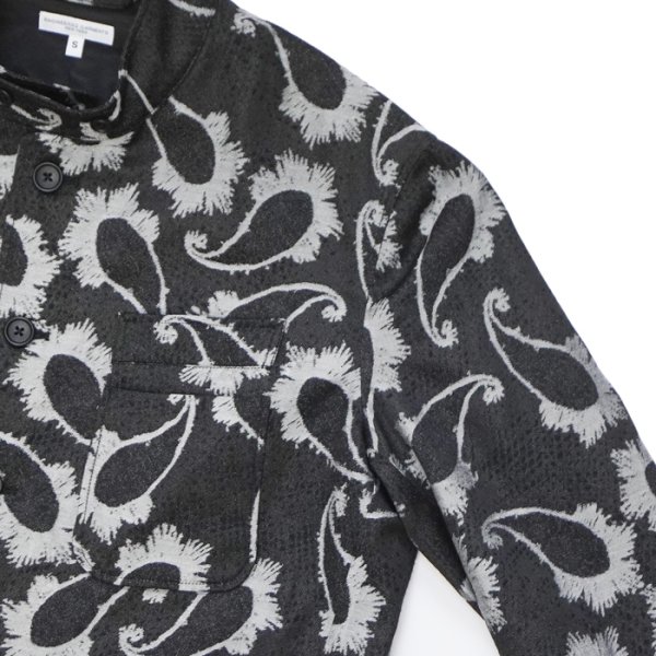 画像5: ENGINEERED GARMENTS（エンジニアードガーメンツ）AN Jacket（ANジャケット）"CP Paisley Jacquard" / Black（ブラック） (5)
