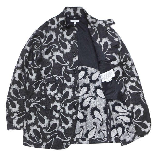 画像3: ENGINEERED GARMENTS（エンジニアードガーメンツ）AN Jacket（ANジャケット）"CP Paisley Jacquard" / Black（ブラック） (3)