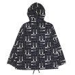 画像2: ENGINEERED GARMENTS（エンジニアードガーメンツ）Cagoule Shirt （カグールシャツ）"Cotton Tile Print Canvas" / Black（ブラック） (2)