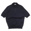 画像1: KAPTAIN SUNSHINE（キャプテンサンシャイン）Cotton Knit Poloshirt（コットンニットポロシャツ）/ Dark Navy（ダークネイビー） (1)