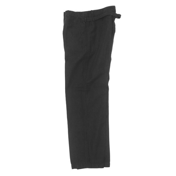 画像3: KAPTAIN SUNSHINE（キャプテンサンシャイン）Gaba.Buckleback Work Trousers（ギャバ バックルバックワークトラウザーズ） / Black（ブラック） (3)