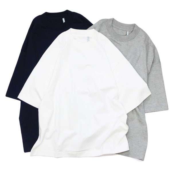 画像1: KAPTAIN SUNSHINE（キャプテンサンシャイン）Suvin Supima Tube Short Sleeve Tee Heavy（スビンスーピマチューブショートスリーブヘビーTシャツ）”SUVIN SUPIMA TUBE JERSEY HEAVY" / 3Colors（全3色展開） (1)