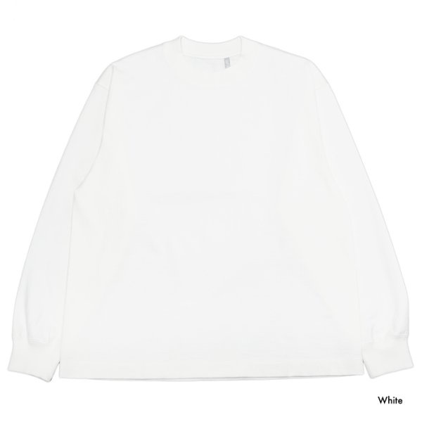 画像2: KAPTAIN SUNSHINE（キャプテンサンシャイン）Suvin Supima Tube Long Sleeve Tee Heavy（スビンスーピマチューブロングスリーブヘビーTシャツ）"SUVIN SUPIMA TUBE JERSEY HEAVY" / 3Colors（全3色展開） (2)