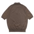 画像2: KAPTAIN SUNSHINE（キャプテンサンシャイン）Cotton Knit Poloshirt（コットンニットポロシャツ）/ Mocha Brown（モカブラウン） (2)