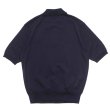 画像2: KAPTAIN SUNSHINE（キャプテンサンシャイン）Cotton Knit Poloshirt（コットンニットポロシャツ）/ Dark Navy（ダークネイビー） (2)