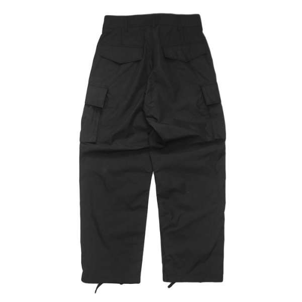 画像2: ENGINEERED GARMENTS（エンジニアードガーメンツ）FA PANT（FAパンツ）"Lightweight Nyco Poplin" / Black（ブラック） (2)