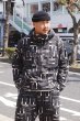 画像8: ENGINEERED GARMENTS（エンジニアードガーメンツ）Cagoule Shirt （カグールシャツ）"Cotton Tile Print Canvas" / Black（ブラック） (8)