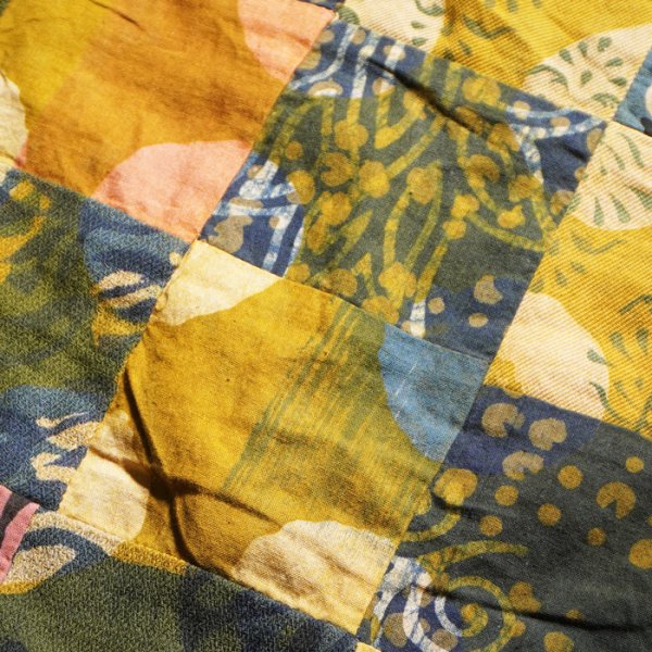 画像4: ENGINEERED GARMENTS（エンジニアードガーメンツ）Carry All  Bag （キャリーオールトート）"Cotton Multi Pattern Patchwork" / Olive（オリーブ） (4)