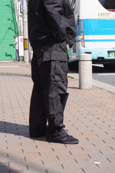 画像8: ENGINEERED GARMENTS（エンジニアードガーメンツ）FA PANT（FAパンツ）"Lightweight Nyco Poplin" / Black（ブラック） (8)