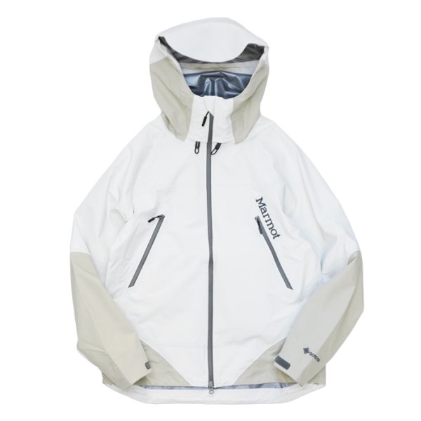 画像1: Marmot（マーモット）GTX Frey Jacket（ゴアテックスフレイジャケット）"GORE-TEX Preformance Fabric" / White×Beige（ホワイト×ベージュ） (1)