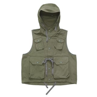 【toshi】エンジニアード・ガーメンツ チンスト付きフーデッドパーカー ENGINEERED GARMENTS,Field Parka。重たいカラーですが僕らは好きです