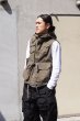 画像6: ENGINEERED GARMENTS（エンジニアードガーメンツ）Field Vest（フィールドベスト）"Cotton Sanded Cloth" / Khaki（カーキ） (6)