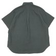 画像2: alvana（アルヴァナ）LINEN S/S REGULAR COLLAR SHIRT （リネンS/Sレギュラーカラーシャツ）/ Dark Khaki（ダークカーキ） (2)