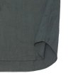 画像5: alvana（アルヴァナ）LINEN S/S REGULAR COLLAR SHIRT （リネンS/Sレギュラーカラーシャツ）/ Dark Khaki（ダークカーキ） (5)