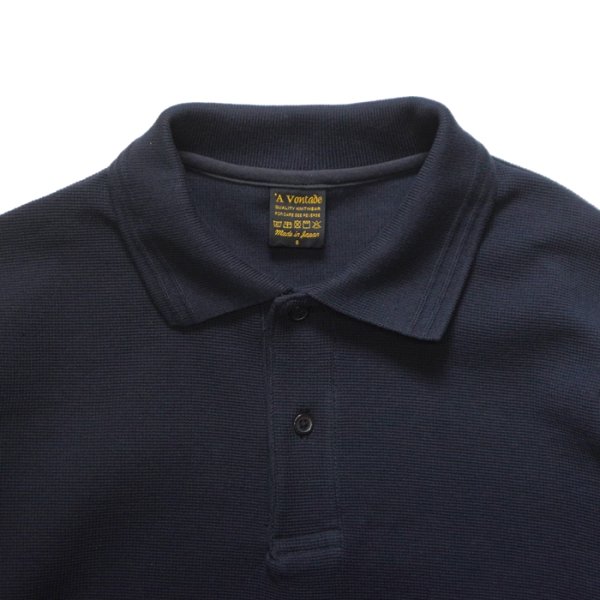 画像6: *A VONTADE（アボンタージ）Surfknit Polo SS（サーフニットポロSS） / Ecru（エクリュ）・INK（インク） (6)