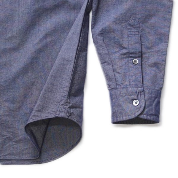 画像9: Nigel Cabourn（ナイジェル・ケーボン）BRITISH OFFICER'S SHIRT（ブリティッシュオフィサーズシャツ）”VINTAGE OXFORD" / 3Colors（全3色展開） (9)