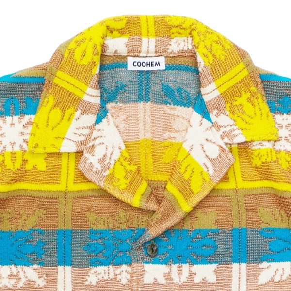 画像3: COOHEM（コーヘン）W's HAWAIIAN QUILT KNIT SHIRT（ウィメンズ ハワイアンキルトニットシャツ）/ Multi（マルチ） (3)