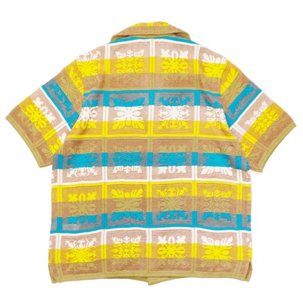 画像2: COOHEM（コーヘン）HAWAIIAN QUILT KNIT SHIRT（ハワイアンキルトニットシャツ）/ Multi（マルチ） (2)