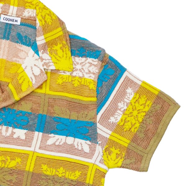 画像4: COOHEM（コーヘン）W's HAWAIIAN QUILT KNIT SHIRT（ウィメンズ ハワイアンキルトニットシャツ）/ Multi（マルチ） (4)