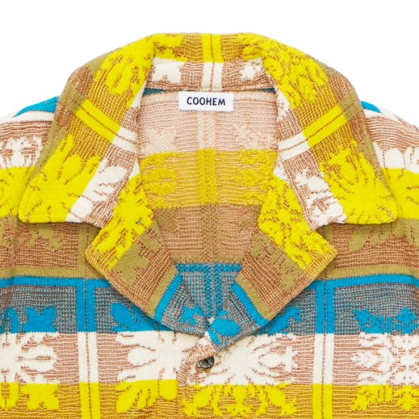 画像3: COOHEM（コーヘン）HAWAIIAN QUILT KNIT SHIRT（ハワイアンキルトニットシャツ）/ Multi（マルチ） (3)