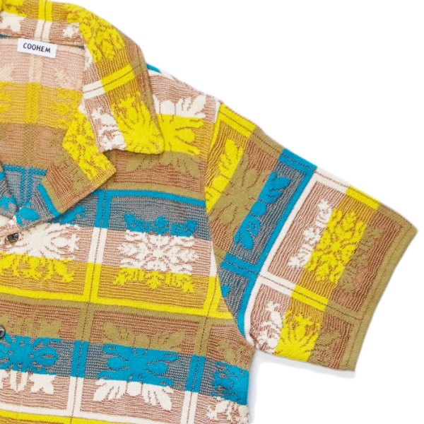 画像4: COOHEM（コーヘン）HAWAIIAN QUILT KNIT SHIRT（ハワイアンキルトニットシャツ）/ Multi（マルチ） (4)