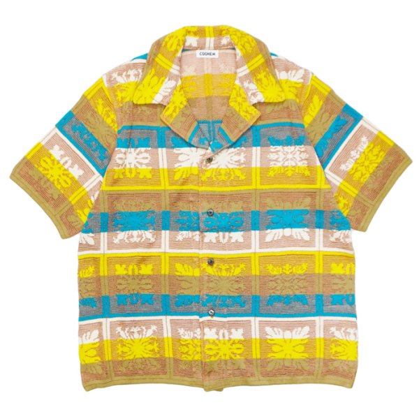 画像1: COOHEM（コーヘン）HAWAIIAN QUILT KNIT SHIRT（ハワイアンキルトニットシャツ）/ Multi（マルチ） (1)