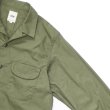 画像6: F.O.B FACTORY（エフオービーファクトリー）OPEN COLLAR SHIRT（オープンカラーシャツ）"BAD DYE POPLIN" / Olive（オリーブ）・Khaki（カーキ） (6)