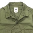 画像5: F.O.B FACTORY（エフオービーファクトリー）OPEN COLLAR SHIRT（オープンカラーシャツ）"BAD DYE POPLIN" / Olive（オリーブ）・Khaki（カーキ） (5)