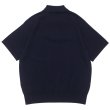 画像4: Yonetomi NEW BASIC（ヨネトミニューベーシック）LIGHT WAVE COTTON KNIT POLO（ライトウェーブコットンニットポロシャツ）/ Navy（ネイビー）・L,Brown（ライトブラウン） (4)